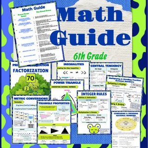 6th Grade Math Guide Book -Texas TEKS