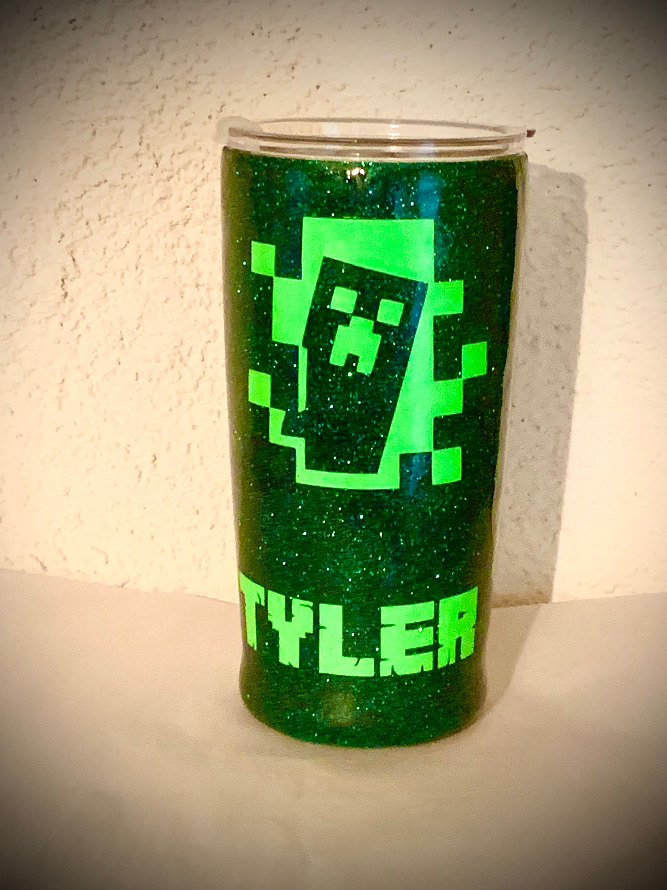 Minecraft Creeper Tumbler Cup 22oz Etsy