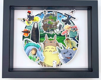 Studio Ghibli 3D Shadowbox Frame