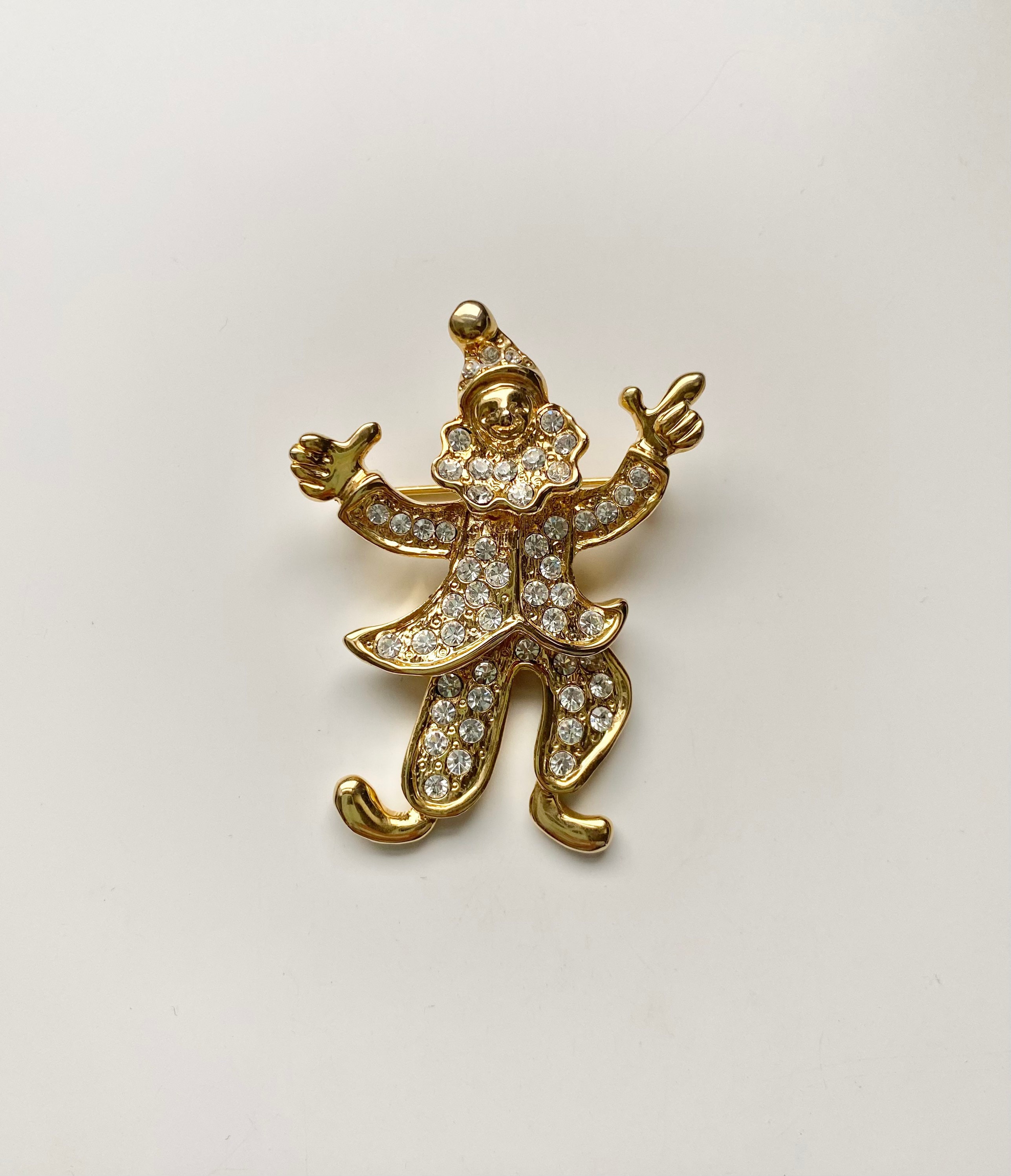 Figural Pin Enamel Pin Vintage Clown Brooch Vintage Enamel Clown