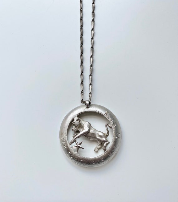 Taurus Zodiac Necklace - image 1