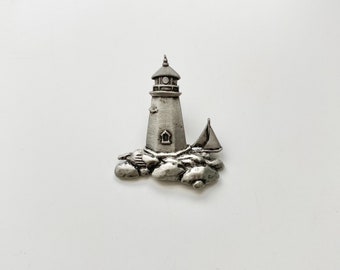 Metal Enamel Pin Badge Brooch Light House Lighthouse Keeper Tower Lamp Coast Sea Metal Enamel Pin Badge Brooch Light House Lighthouse Keeper Tower Lamp Coast Sea