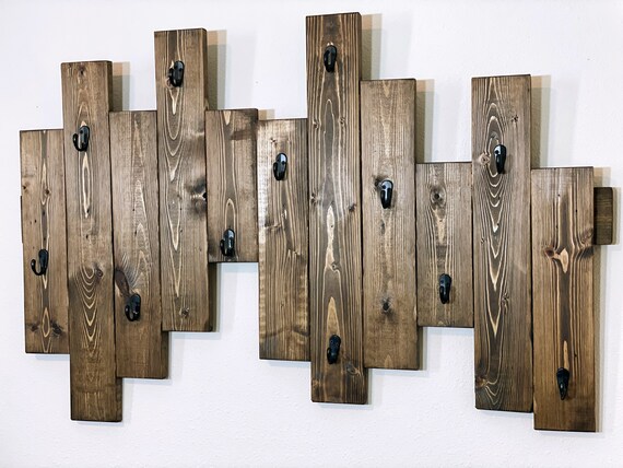 12 hat Farmhouse Hat Rack Dog Leash Rack Hanger Hat Rack Wooden Hat Rack Wooden Wall Decor Country Hat Rack Cowboy Hat Rack Etsy Canada