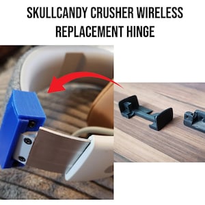 Headphone hinges compatible with Skull Candy Crusher Wireless Replacement Hinge Pack of 2