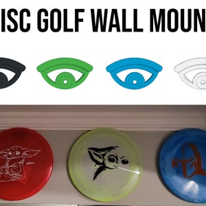 Disc Golf Wall Mounts -Multiple Colors