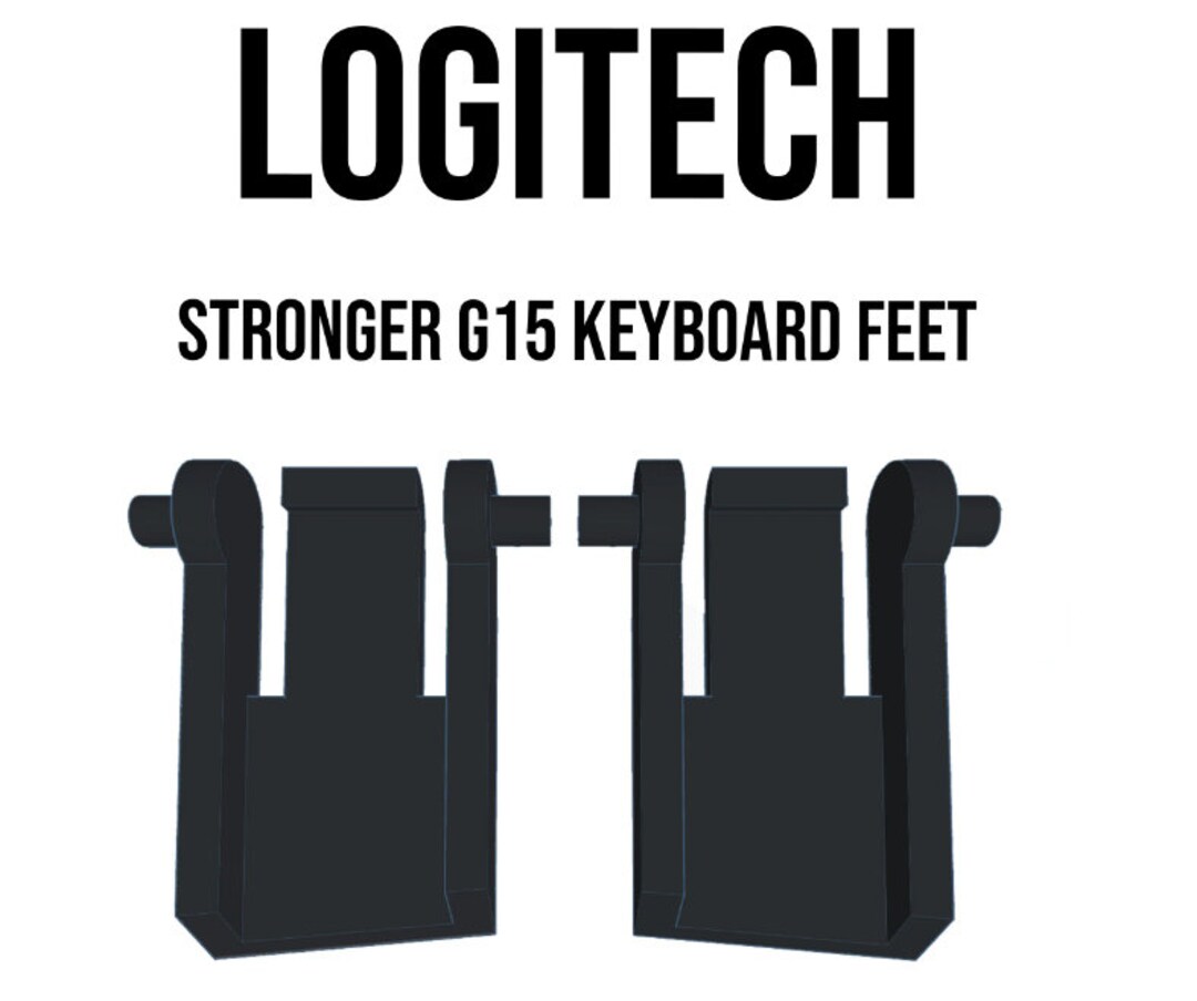Pieds De Support (tilt Legs) De Rechange Pour Clavier Logitech G15 / G15s – Neuf – Noir