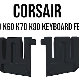 Keyboard feet Compatible with Corsair Strafe K50 K60 K70 K90 Keyboard Leg/Foot/Tilt Leg Replacement Part [2PCS]