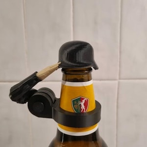 Army helmet anti-wasp beer bottle Cap