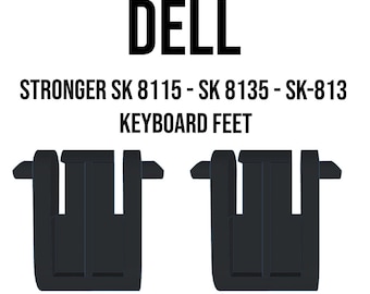 Pies de teclado compatibles con Dell SK 8115 - SK 8135 - SK-813 Repuesto de teclado Inclinación/Pie/Soporte/Pata/Pies
