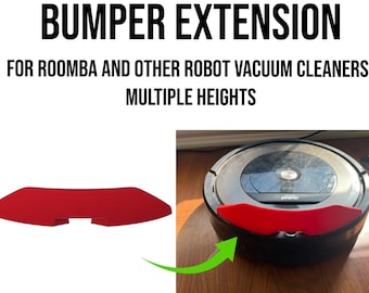Extensión de parachoques para Roomba y otros robots aspiradores