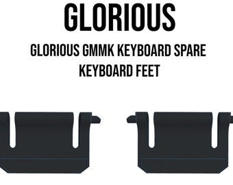 Pieds de clavier compatibles avec le clavier de rechange Glorious GMMK inclinaison/pied/support/jambe/pieds inclinable - 2 pièces