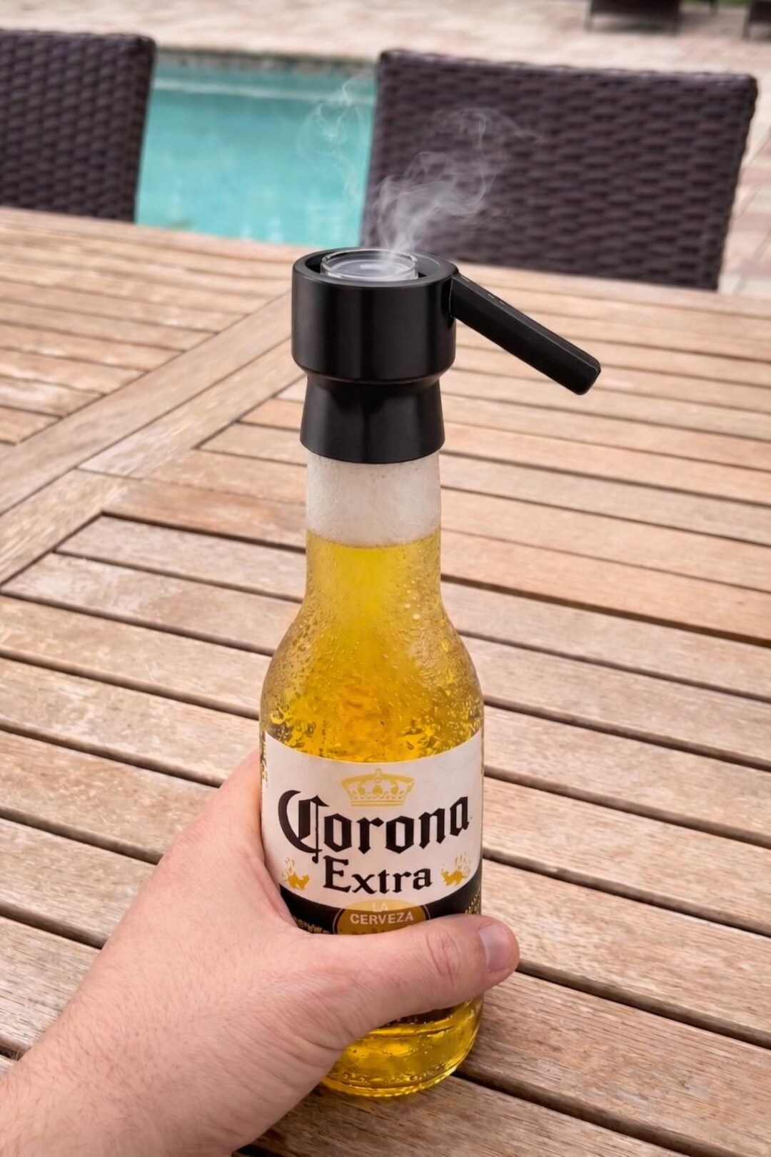 Beer Bottle Blaster Launcher – Loud Bottle Cap Shooter for Standard ...