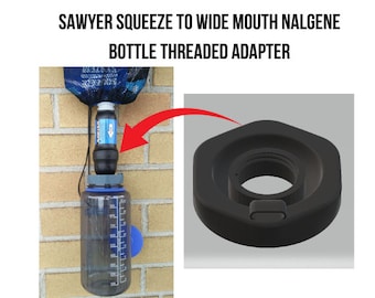 Sawyer Squeeze to Wide Mouth Nalgene - Adaptador roscado para botella