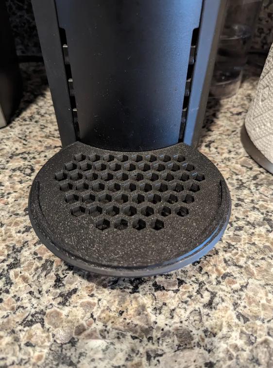 Bandeja de goteo más grande para Nespresso Vertuo / Se encaja en la bandeja existente