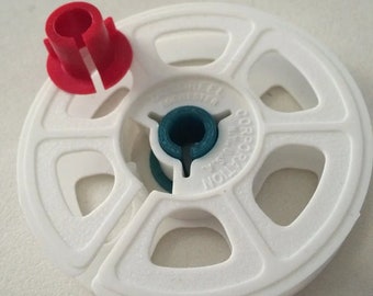 Super 8 reel adapter, projector spool adapter, projector reel adapter, projector spool adapter, film reel adapter, 8mm spool adapter, 8 mm