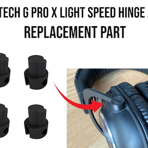 Headset Repair Compatible for Logitech headset G Pro X replacement plastic hinge parts | Set of 4 Peices
