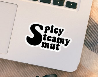 Smut Reader Sticker, Bookish Kindle Stickers, Spicy Book and Dark Romance Readers, FB006