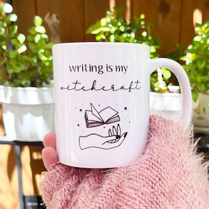 Writing is my Witchcraft Mug for Writers, Witchy Writer Author Mugs for Her, Best Selling Author Gifts for Writers, Author Birthday Gift