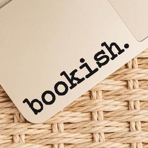 Bookish Decal for Kindles, Book Lover Stickers for Car Bumper Sticker, Book Decals for Laptop, Book Lover Gifts for Reader Birthday