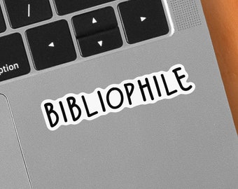 Bibliophile Sticker for Readers, Kindle Stickers for Book Lover, Bookish Laptop Decals, Book Sticker for E-Reader, Bookworm Stickers