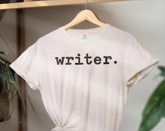 Writer Shirt, Cozy Author T-Shirt Comfort Colors® Shirt, Gift for Author, Best-Selling Author Gifts, Cute Writer Merch