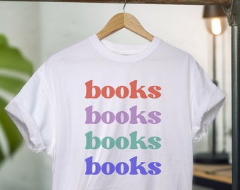 Book Lover T-Shirts for Bookworms, Gift for Readers, Comfort Colors® Bookish Shirts for Bibliophile, Book Birthday Gifts for Her