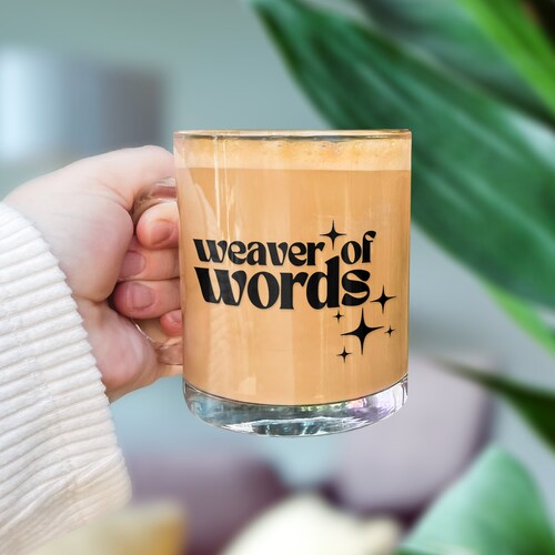 Writer Mug, Weaver of Words Coffee Cup for Author, Gift for Writer, Best Selling Author Gifts for Her, Fantasy Writer Gifts, Author Mugs