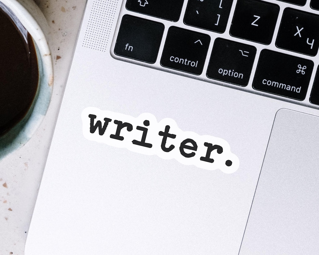Writer Sticker, Typewriter Sticker, Gifts for Writers, Writing Sticker ...