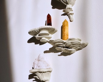 Mushroom Shelves, Mushroom Shelf Wall Decor, Mushroom Display Shelf, Small Shelves, Mushroom Decor, Cottagecore Goblincore Home Decor