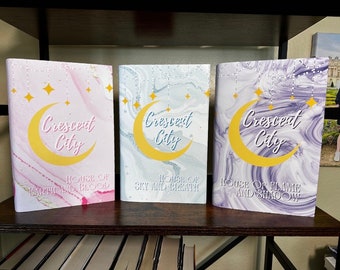Crescent City Dust Jacket Set (Soft Colors) Officially Licensed (CC3 SPOILER WARNING)