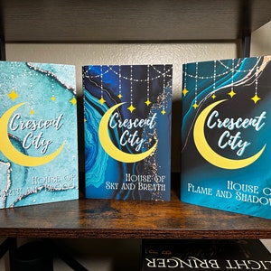 Crescent City Dust Jacket Set (Teal Set) Officially Licensed  (Spoiler Alert CC3)