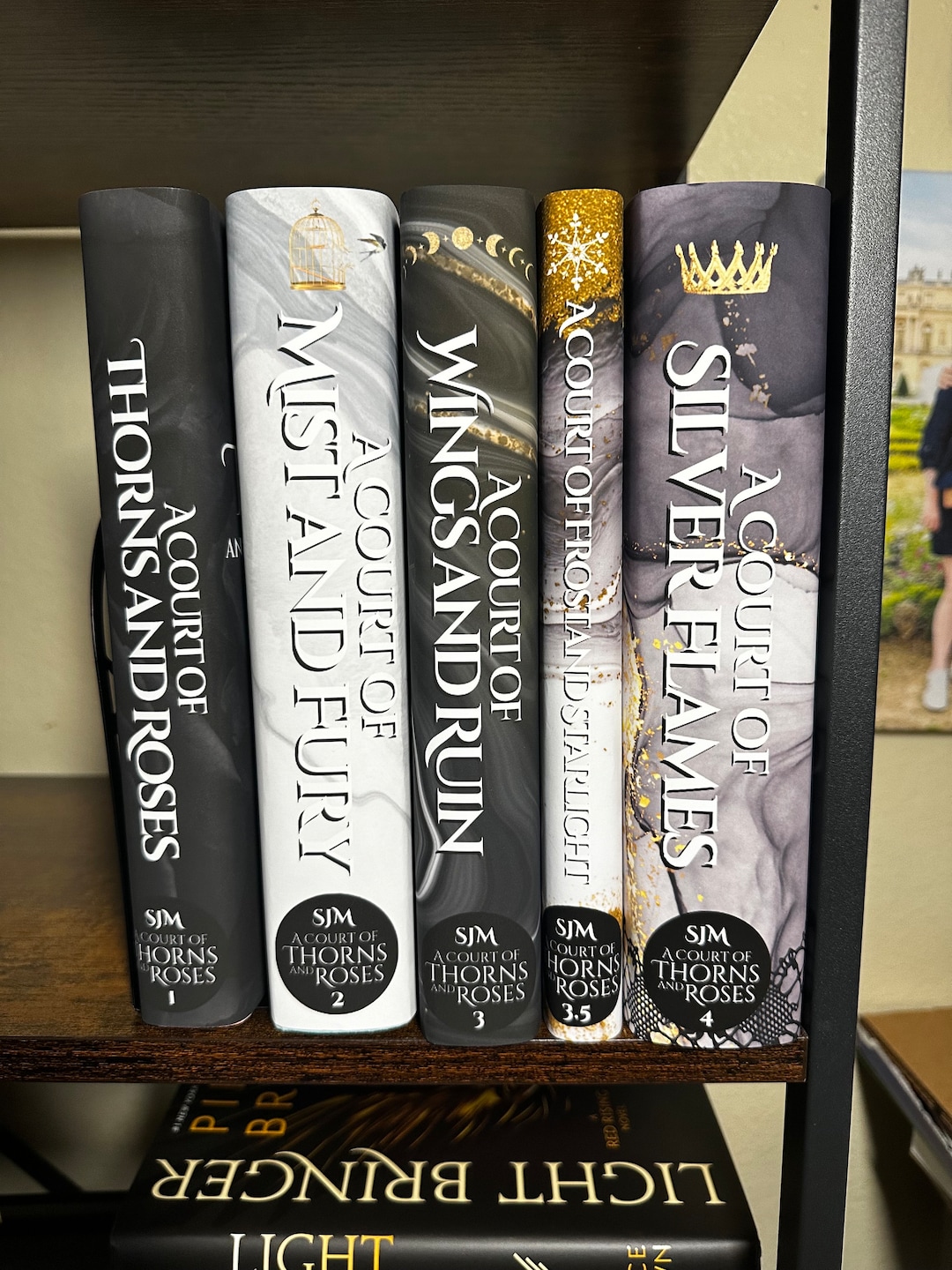 ACOTAR Dust Jacket Set BLACK OOAK Set Officially Licensed not Quite