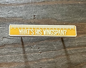 ACOTAR What’s His Wingspan? Ruler Enamel Pin (officially licensed)