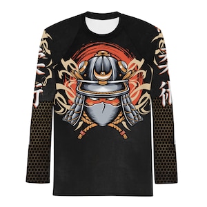 Men&#39;s Jiu Jitsu Rash Guard For BJJ - The Art Of The Samurai
