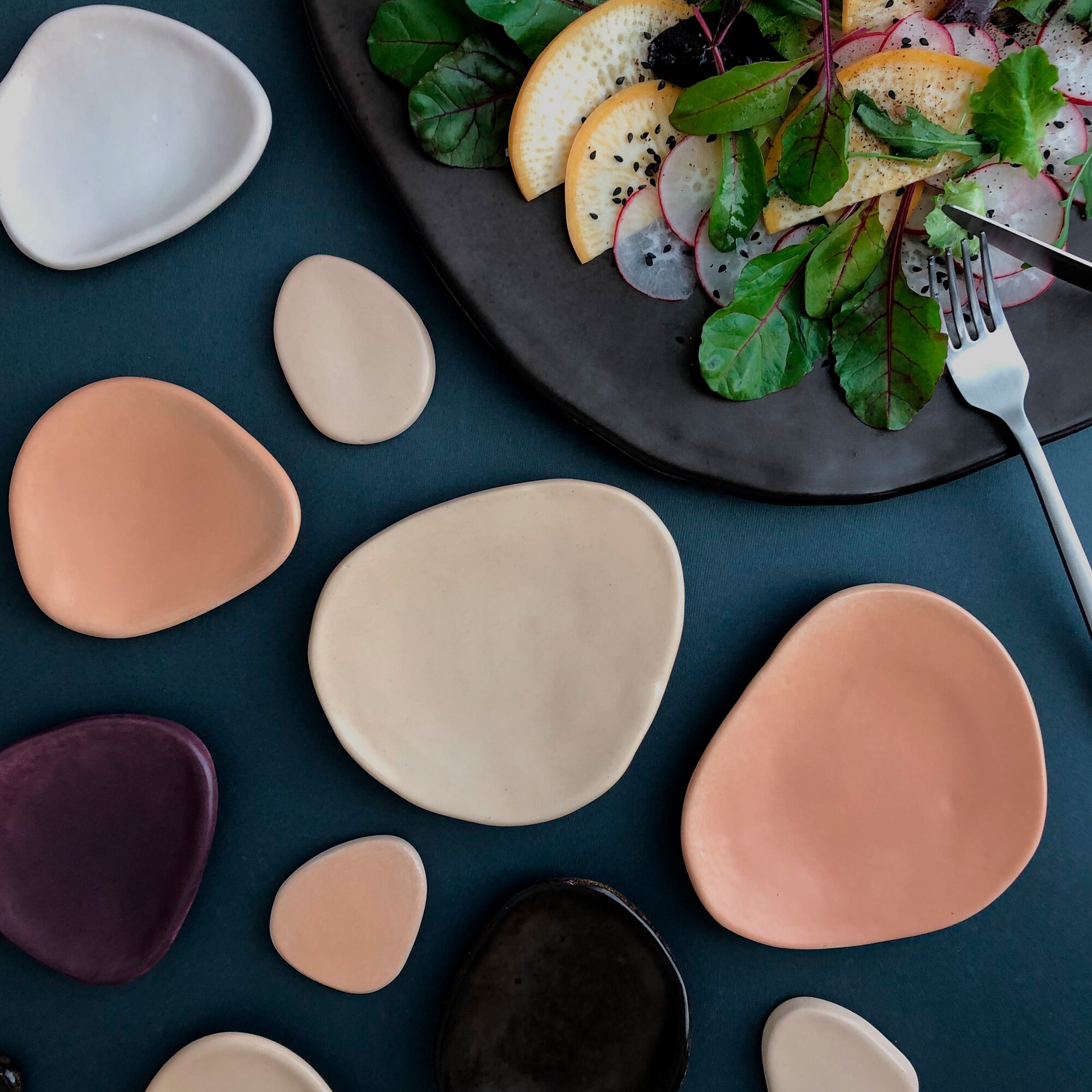 Handmade Oval Appetizer Serving Plate Fine Ceramic Etsy