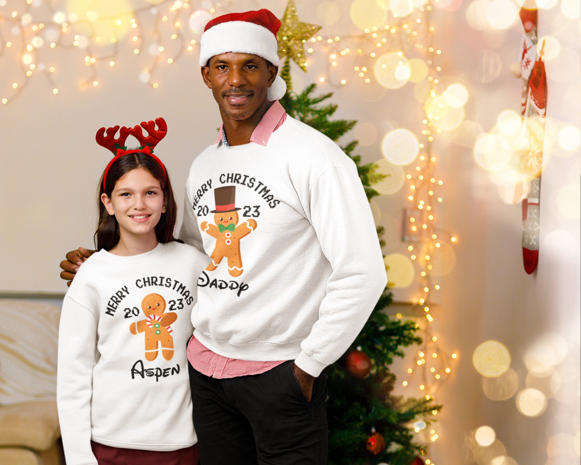 Family matching christmas jumpers hotsell