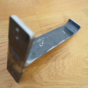 Industrial style steel shelf support, Bracket for 15cm board, authentic vintage loft decor