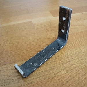 Wandhalterung aus Stahl für Regal im Industriestil, Halterung für 15-cm-Brett, umgekehrte Halterung für Vintage-Loft-Dekoration