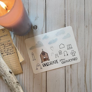 Versier je kerkhof - Herfst themaplanner en Bujo stickervel