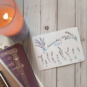 from Lavender Fields - Purple Floral Planner and Bujo Sticker Sheet