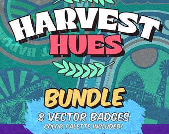 Paquete de vectores de tonos de cosecha