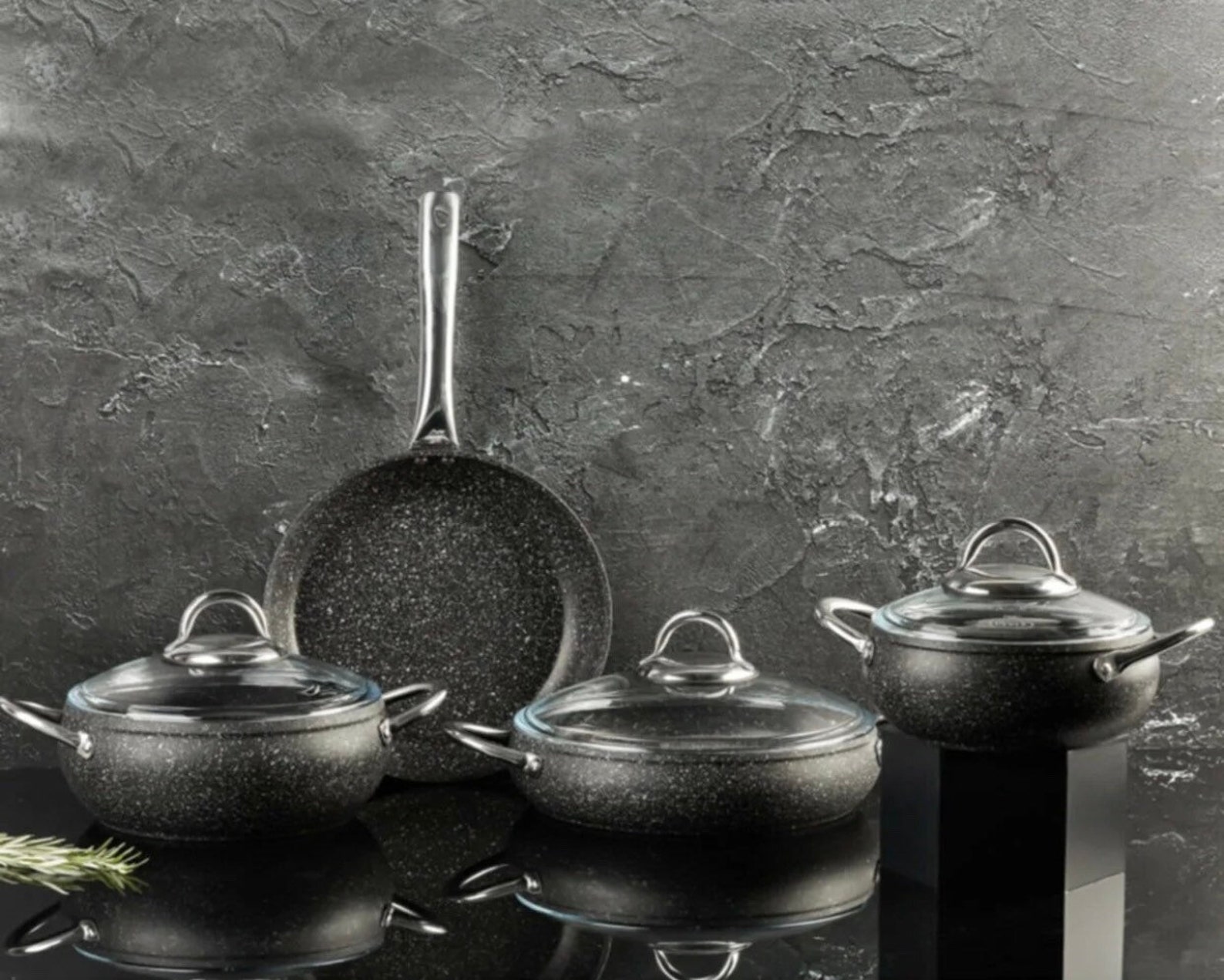 Turkish stone cookware set Stone cookwarecookware Etsy