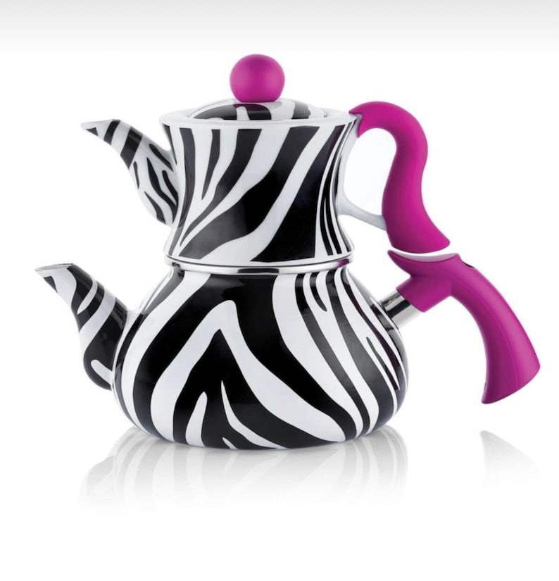 Luxury zebra teapot set Modern teapot kettle tea makers Etsy