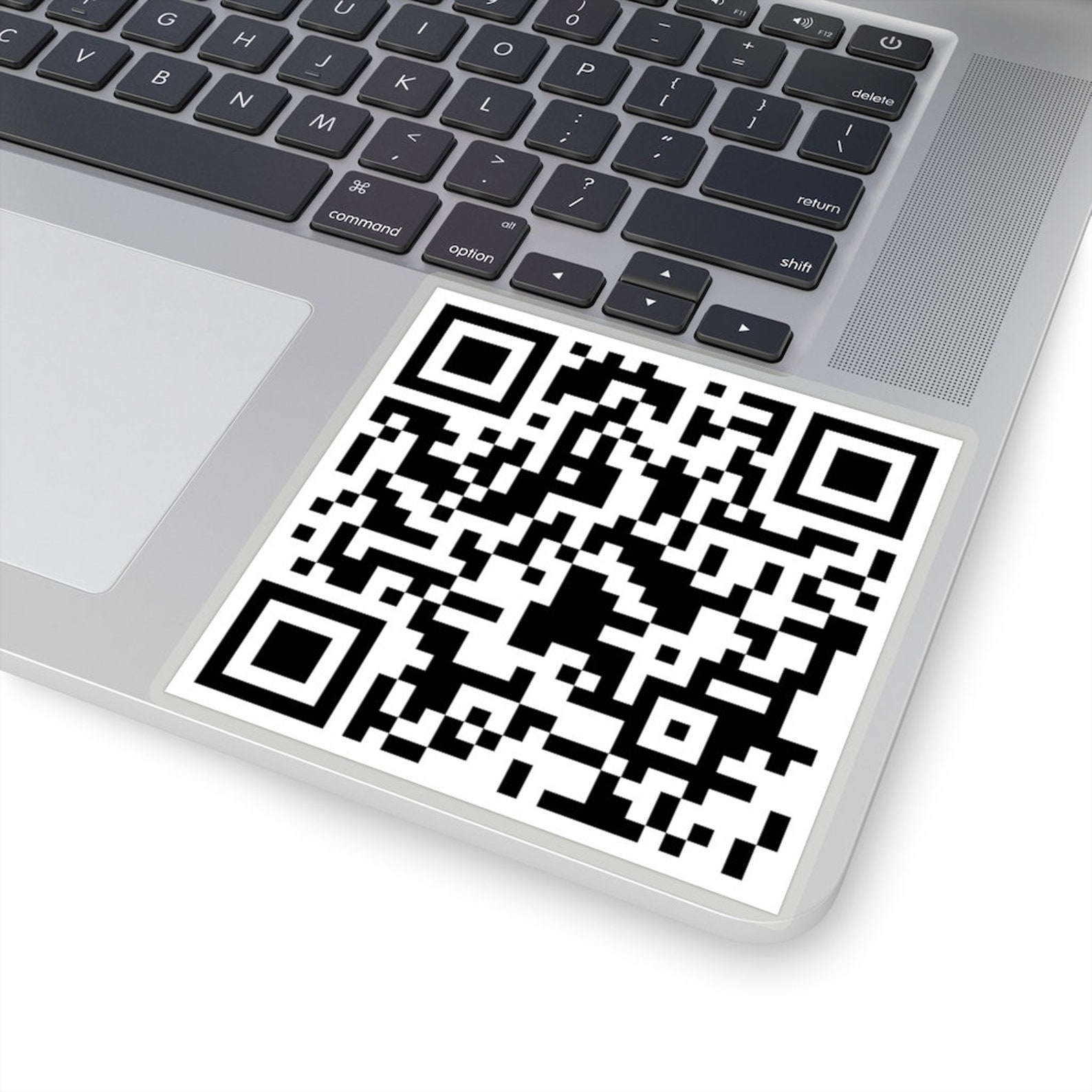Scan It QR Code Sticker Trolling Rick Rolled - Etsy