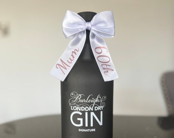 Personalised bows for gifts, presents for her 21st birthday, gifts for her 30th birthday,  personalised 18th birthday gifts for daughter