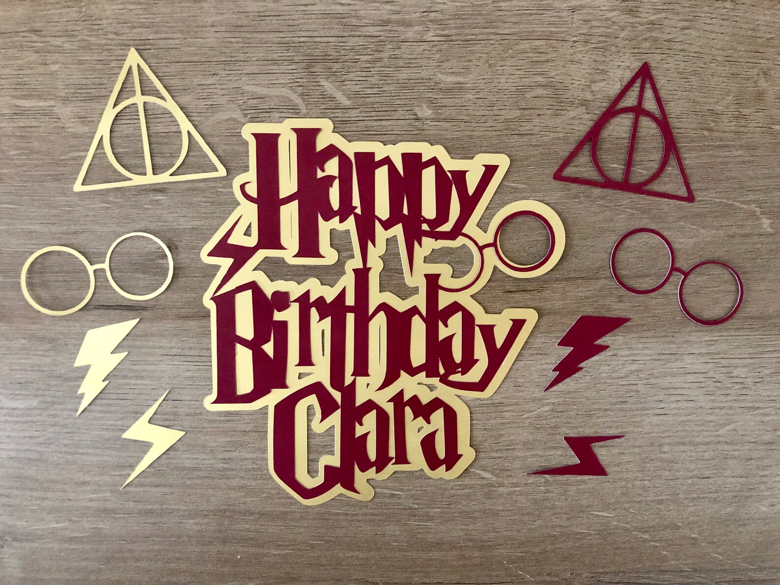 Harry Potter cake topper cupcake toppers harry potter themed Etsy