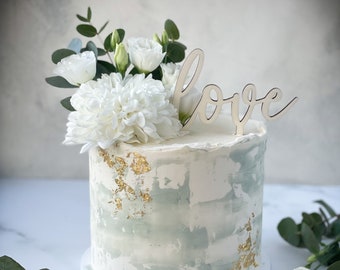 Caketopper wedding love love cake topper