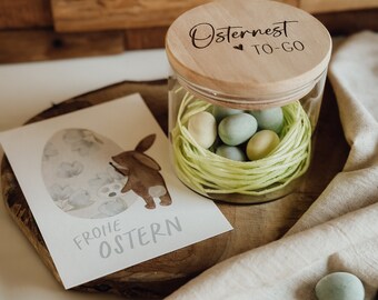 Osternest To Go Vorratsglas