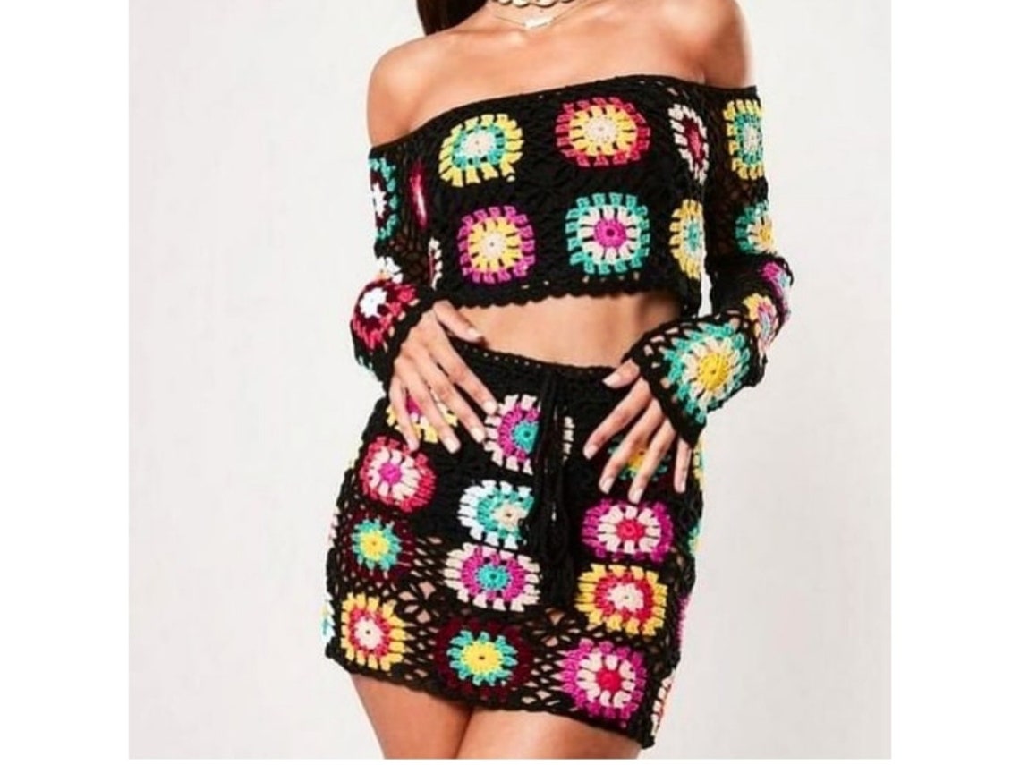Crochet Skirt and Top Crochet Skirt Top Etsy