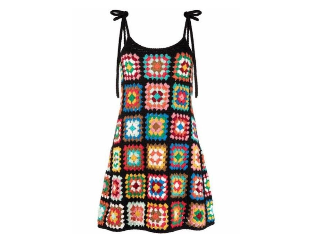 Granny Square Dress, Granny Square Crochet Dress, Granny Square Sexy